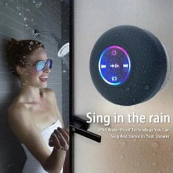 Portable Bluetooth Audio Ipx4 Waterproof Led Lights Bathroom Outdoor L