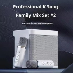 Home KTV Microphone Karaoke Machine for Adults Kids Speaker System HIF