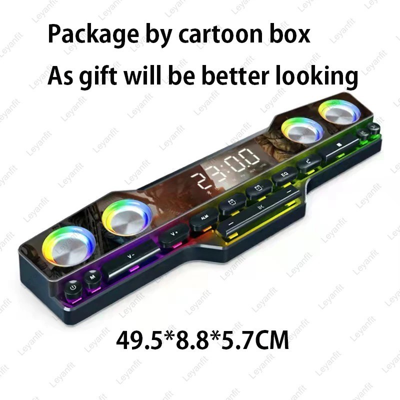 RGB TV Bluetooth Wireless Sound Bar 16W Bluetooth Speaker 5.0 Computer