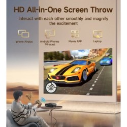 LED 4K Projectors Full HD Auto Focus WiFi Bluetooth Digital Projector 