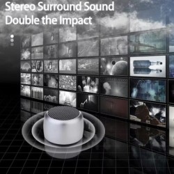 Portable Bluetooth speaker, M1 speaker stereo music surround mini USB 