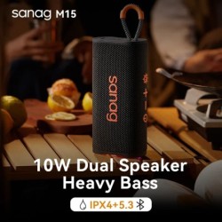 Sanag M15 Protable Bluetooth Speaker IPX4 3D Stereo Wireless Speaker 1