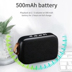 Mini Fabric Speaker Portable Wireless Soundbar Bluetooth 5.0 Outdoor I