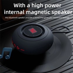 Bluetooth Speaker Portable Wireless Speakers Waterproof Suction Cup Fu