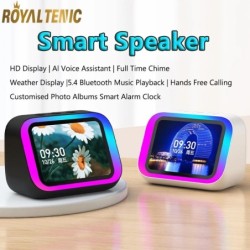 TF26 Smart Large-Screen Bluetooth Clock with Bluetooth Screen Temperat