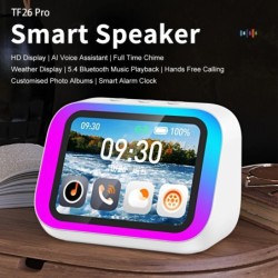 TF26 Smart Large-Screen Bluetooth Clock with Bluetooth Screen Temperat