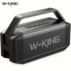 W-KING 100W Peak 60W RMS Deep Bass Bluetooth Speaker, IPX6 Portable Wa