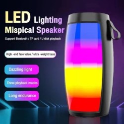 1202 TWS Shocking Heavy Bass Outdoor Portable Wireless Bluetooth Speak