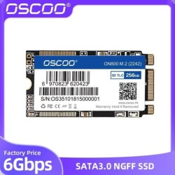 OSCOO SSD Internal SSD M.2 2242mm 6Gbp/s SATA3.0 NGFF SSD Hard Drive S