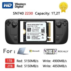 Western Digital WD SN740 M.2 NVMe 2230 SSD 1TB 2TB Solid State Drive f