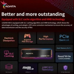 （No Heat Sink）ADATA 1T SSD Drive LEGEND 900 SSD 1TB 2TB Hard Disk M.2 