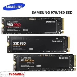 SAMSUNG SSD M2 Nvme 500GB 990 PRO 250GB Internal Solid State Drive 980