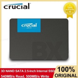 Crucial BX500 SATA SSD 3D NAND 2.5-inch Hard Disk up to 560MB/s 240GB 