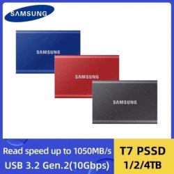 Samsung T7 portable ssd 1TB 2TB 4TB External Solid State Drives disco 