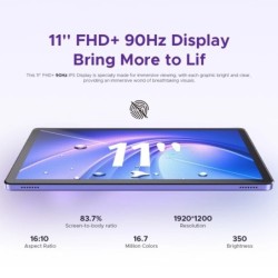 DOOGEE Tab G6+ Tablet Android 15 Gemini Al 11'' Display Dual Speakers 