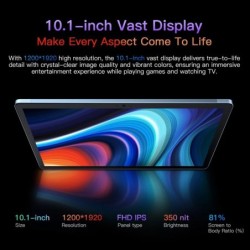 Blackview Pad 13 Tablet PC 148+6GB 256GB Android 12 10.1'' HD+IPS Disp