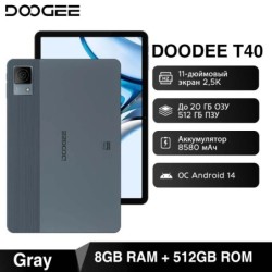 Global Version DOOGEE T40 2 in 1 Tablet Laptop 11" IPS 2.5K 8GB 512GB 
