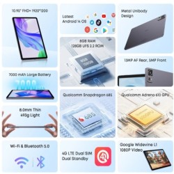 CHUWI AuPad Tablet 10.95-inch 1200*1920 FHD Display Snapdragon 685 Oct