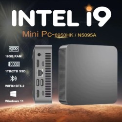 2025 Portable i9 Mini PC Computer Windows 11 Intel Core i9 8950HK 16GB