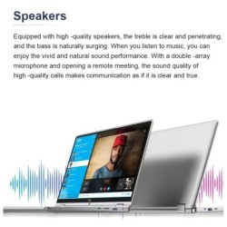 Portable 2 in 1 Laptop Computer Intel N4020 11.6 Inch Touch Screen Not