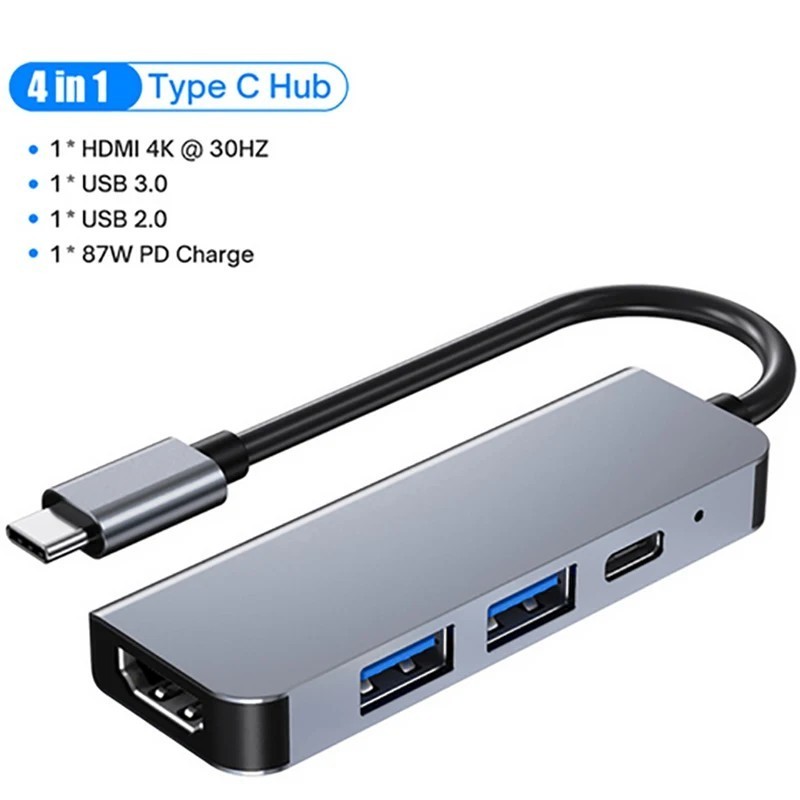 9-IN-1 USB C Docking Station TYPE-C HUB to HDMI 4K 60Hz with Screen of