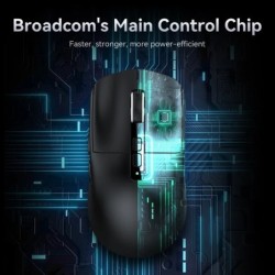Attack Shark X6 PixArt PAW3395 Mouse , Bluetooth Tri-Mode Connection, 