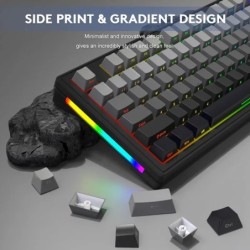 Attack Shark M87RGB Bluetooth Mechanical Keyboard,RGB backlight,Hot-sw