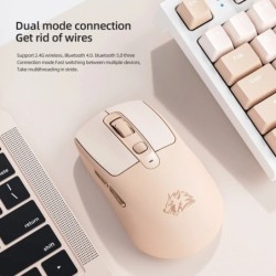 A3 Wireless Mouse, Bluetooth Dual-mode, Low-frequency Type-C Charging,
