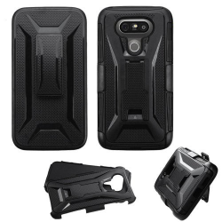 Wholesale LG G5 Armor Holster Combo Belt Clip Case