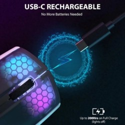 ATTACK SHARK X5 49g wireless Gaming Mouse,Bluetooth Tri-mode,PixArt Op