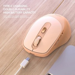 X7 Bluetooth Mouse ,Battery Level Display, 2.4G Dual Mode Five Speed D