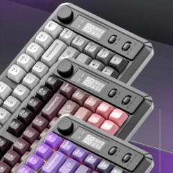 M75 Wireless Keyboard, Bluetooth Dual-mode, PBT Gradient Ball Cap, Wit