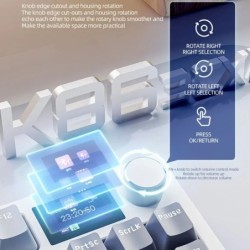 Attack Shark K86 Wireless Mechanical Keyboard,Gasket Structure,Metal K