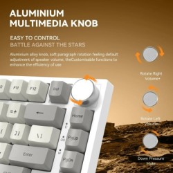 Attack Shark K85 Mag Customisable Mechanical Keyboard,Magnetic Switch,