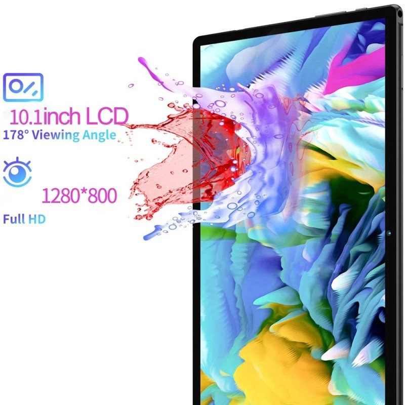 BDF Android Tablet 10.1 Inch Tablett Octa Core 4GB RAM 64GB ROM 1280x8