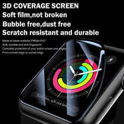 Premium Protection PMMA Screen Protector with Easy Installation Kit for Apple Watch