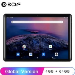 BDF New Android Pad 10.1 Inch Tablets Octa Core 4GB RAM 64GB ROM Googl