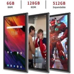 2025 New 10.1 Inch Android Tablets Octa Core 6GB RAM 128GB ROM Google 