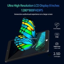 8GB RAM 128GB ROM 8 INCH Windows 10 Mini Tablet PC 64Bits x5-Z8300 Qua