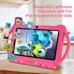2024 newest 7 Inch Kids Tablet Quad Core Android 9.0 64GB WiFi Bluetoo