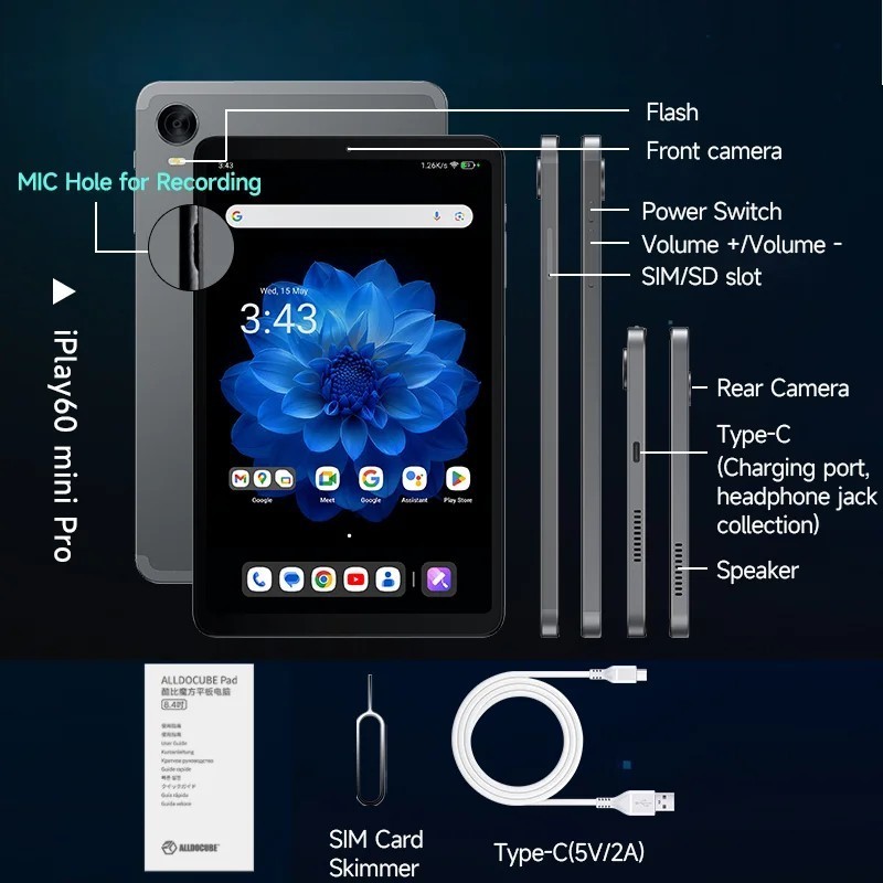 Alldocube iplay 60 mini pro 8.4inch Tablet Pocket Mighty Player Androi