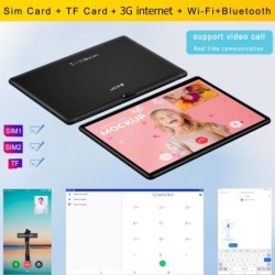 BDF 10.1'' Tablet PC Android 11 Support 4G/3G Dual SIM Card Tablets 4G