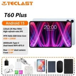 Teclast T50 Plus Tablet 11-inch IPS/6GB RAM/256GB ROM/Unisoc T620 8-Co