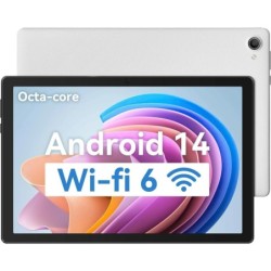 BESTSKI 10 inch Tablet Android 14 Tablet, 8GB RAM + 32GB ROM 1TB TF Oc