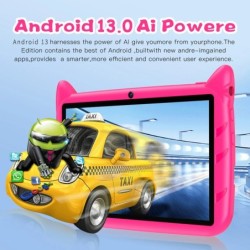 New 7 Inch Cartoon Pattern Kids Tablets Quad Core 4GB+64GB ROM Bluetoo