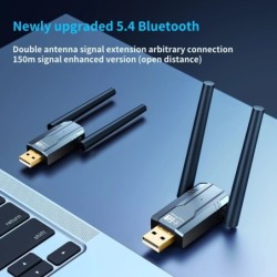 USB Bluetooth 5.4 Dongle Adapter Transmitter Receiver Bluetooth Wirele