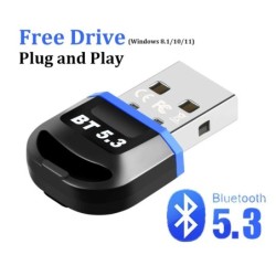 Bluetooth Adapter for Pc Usb Bluetooth 5.3 Dongle Bluetooth 5.0 Receiv