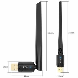 150M Bluetooth 5.4 Adapter USB Bluetooth Dongle Driver Free for Window
