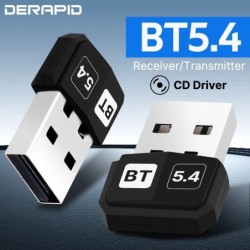 Mini USB Bluetooth 5.4 Audio Dongle Adapter Wireless Receiver/Transmit