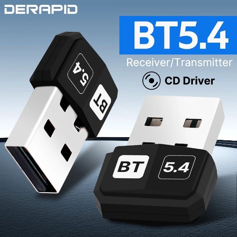 Mini USB Bluetooth 5.4 Audio Dongle Adapter Wireless Receiver/Transmit